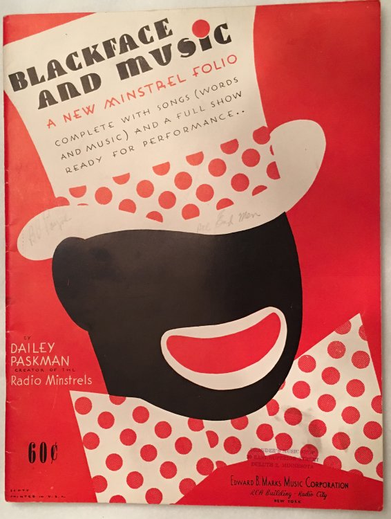 Blackface and Music: A New Minstrel Folio